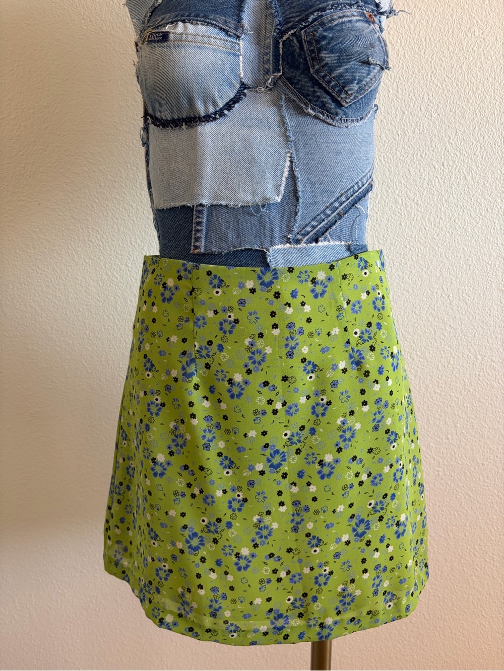 90s Rampage floral skirt